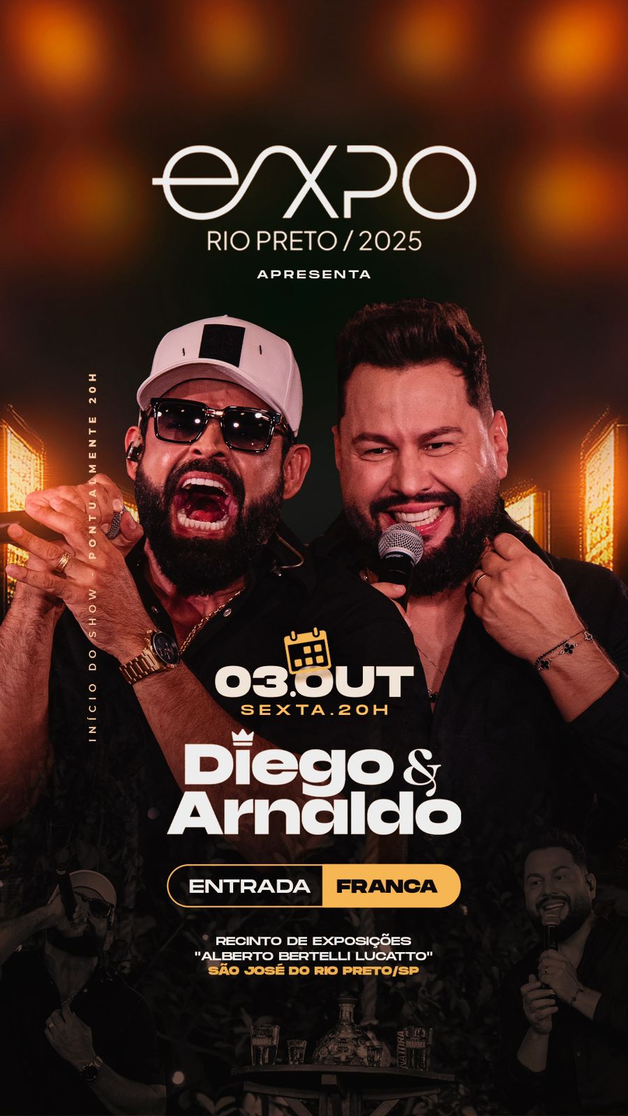 Diego & Arnaldo se apresentam na segunda etapada 62ª EXPÔ Rio